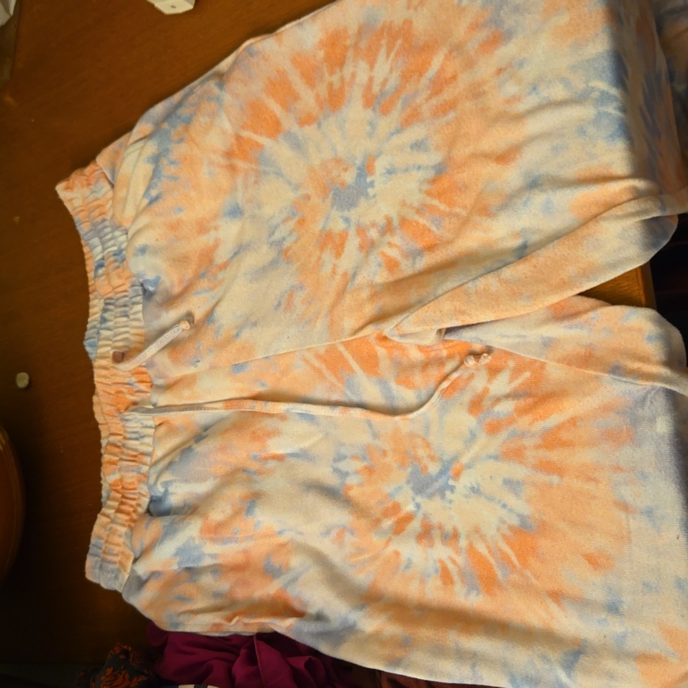 Simply southern fleece tie dye pants XL